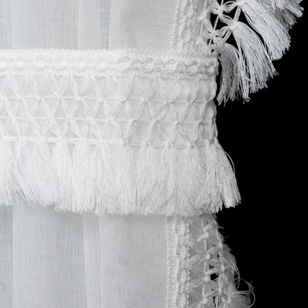 FIRANA GOTOWA KIRA 3 NA TAŚMIE 140 X 270 CM BIAŁY