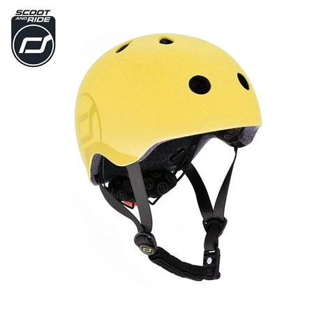 SCOOTANDRIDE Kask S-M dla dzieci  3+ Lemon