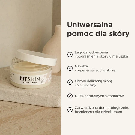 Kit & Kin, Organiczna maść do zadań specjalnych dla dzieci, 100 ml
