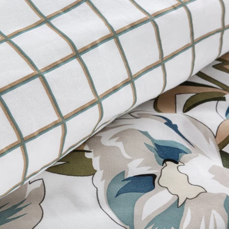 Komplet pościeli satynowej Spring 40, 220 x 200 cm, Biały