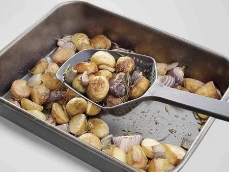 JJ - Łyżka cedzakowa L Scoop™ Plus, czarno-zielona