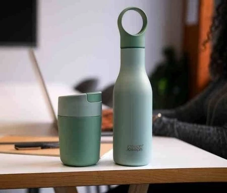 JJ - Butelka termiczna stalowa 500ml Loop™, zielon