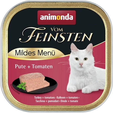 ANIMONDA Vom Feinsten Cat Menue Indyk Pomidory 100g