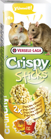 VERSELE LAGA Crispy Sticks Hamsters / Rats POPCORN HONEY 2szt.