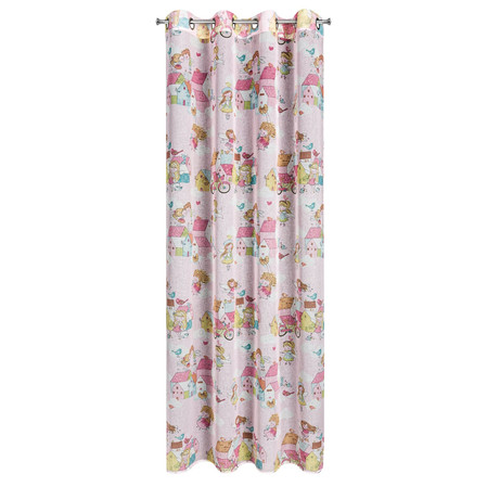 ZASŁONA GOTOWA POLLY 140 X 250 CM RÓŻOWY