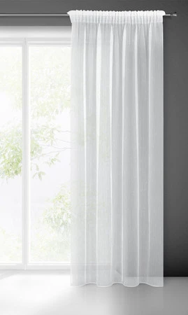 FIRANA GOTOWA PILAR NA TAŚMIE 140 X 270 CM BIAŁY