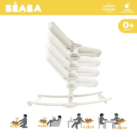 Beaba Leżaczek Bouncer Up&Down PLUS Seagrass