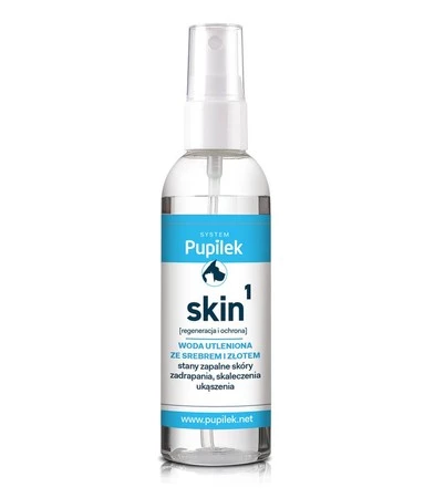 PUPILEK SKIN 1- tonik pielęgnacyjny z wodą utlenioną, złotem i srebrem (100 ml)