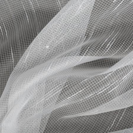 FIRANA GOTOWA NESSI 140 X 250 CM BIAŁY