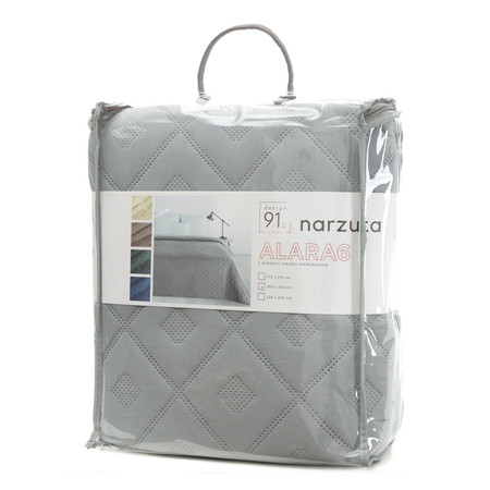 Narzuta D91 Alara6 170 x 210 cm, Srebrny