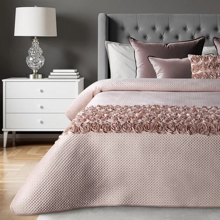 Narzuta  CERAMIKA ROSES 220 X 240 CM PUDROWY