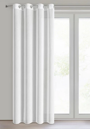 FIRANA GOTOWA LANA 140 X 250 CM BIAŁY