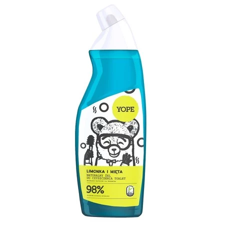 Yope - Naturalny żel do toalet WC Limonka i Mięta 750ml 