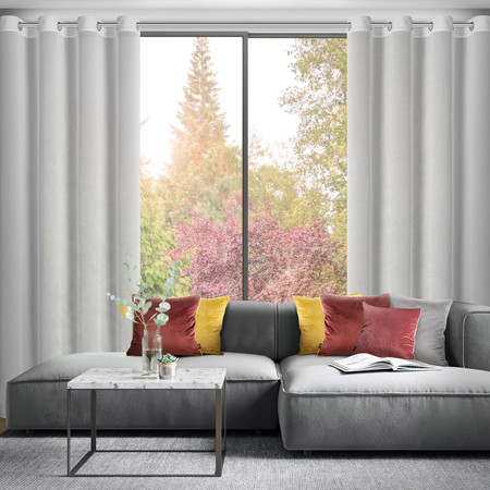 FIRANA GOTOWA ARIADNA 2 140 X 250 CM BIAŁY