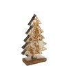 FIGURKA ŚWIATECZNA D22 12 X 5 X 21 CM BRĄZOWY