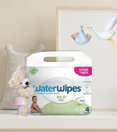 WaterWipes BIO - Chusteczki nawilżane wodne - 240szt.