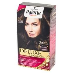 Deluxe Oil-Care Color farba do włosów trwale koloryzująca z mikroolejkami 800 Ciemny Brąz