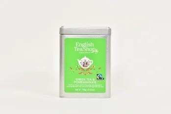 English Tea Shop Green Tea & Pomegranate Zielona herbata z płatkami róży herbata sypana 100g