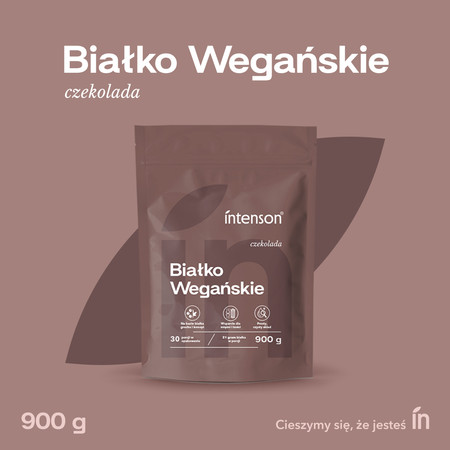 Intenson Wegańskie białko smak czekolada 900g