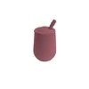 EZPZ Silikonowy kubeczek ze słomką Mini Cup + Straw Training System 120 ml Mauve
