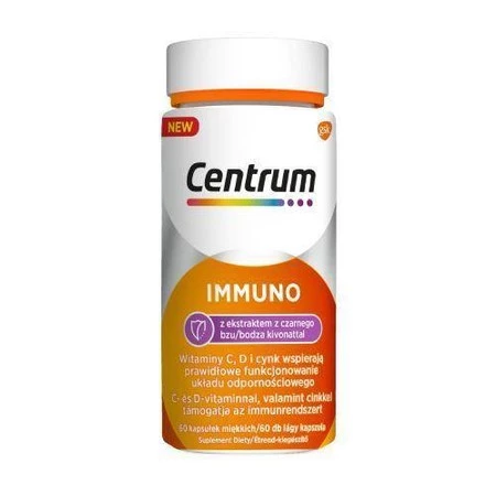 Centrum Immuno z ekstraktem z czarnego bzu 60kaps