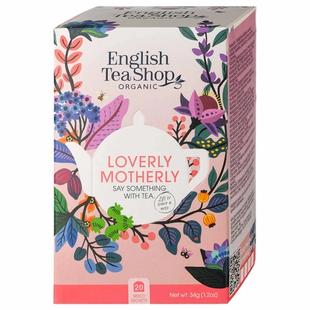 English Tea Shop, Herbata Loverly Motherly, Mix 5 Smaków, 20 Saszetek