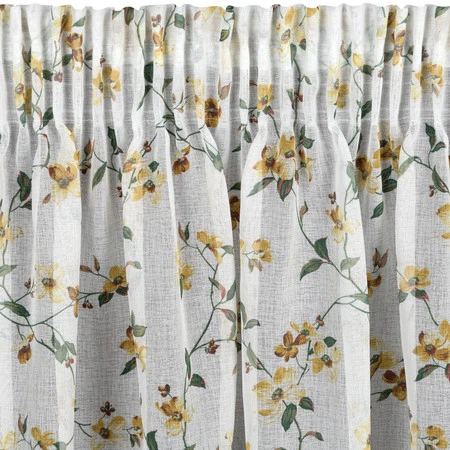 ZASŁONA GOTOWA DINA NA TAŚMIE 140 X 270 CM BIAŁY