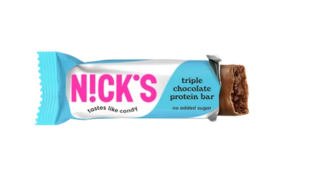 Zestaw 6x N!CK'S Nicks Triple Chocolate Protein Bar Baton proteinowy bez cukru 50g