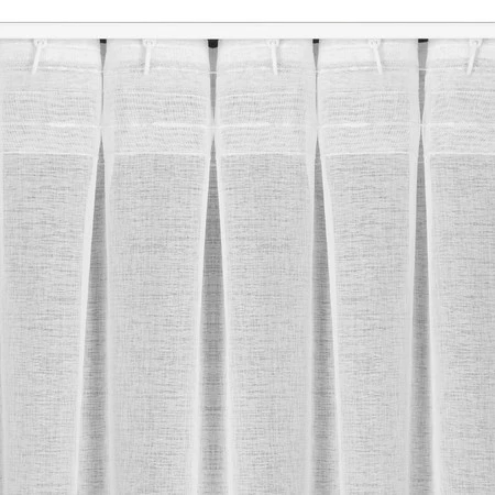 FIRANA GOTOWA LAYLA NA TAŚMIE 140 X 270 CM BIAŁY