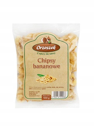Orzeszek Chipsy Bananowe 100g