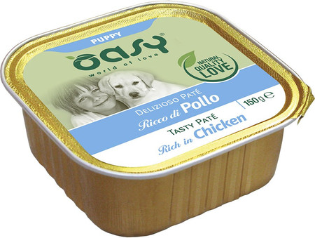 OASY Dog Tasty Pate Puppy Junior Chicken dla szczeniąt 150g