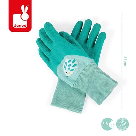 Janod Mały ogrodnik Rękawiczki do prac ogrodowych niebieskie