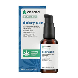 Cosma Dobry Sen Ekstrakty w olejku konopnym 30 ml