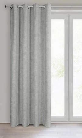 ZASŁONA GOTOWA ROMA 140 X 250 CM SZARY