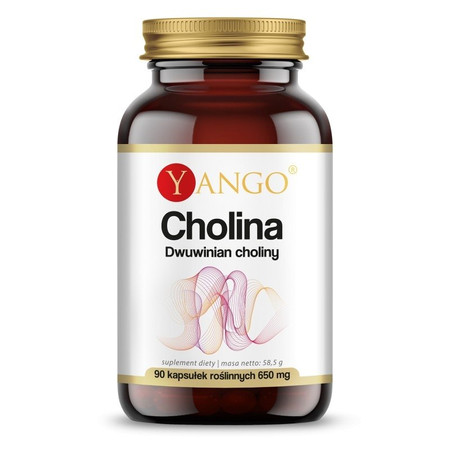 Yango Cholina 650mg na wsparcie metabolizmu 90 kaps.