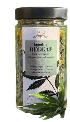 Kornino Łagodne Reaage 30g - ekologiczna mieszanka ziołowa na chwilę wyciszenia