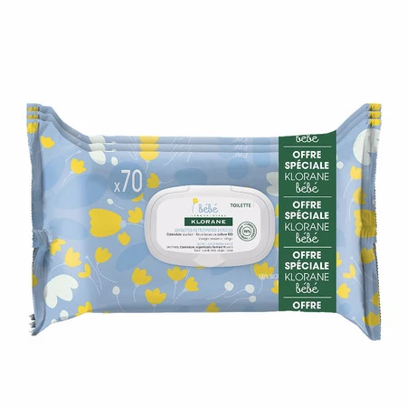 Bebe Gentle Cleansing Wipes delikatne chusteczki oczyszczające 3x70szt