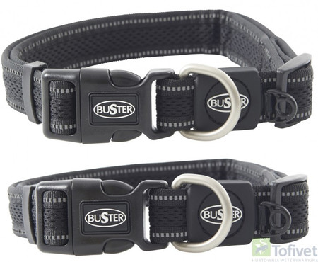 BUSTER REFLECTIVE MESH Obroża Czarna Roz.L