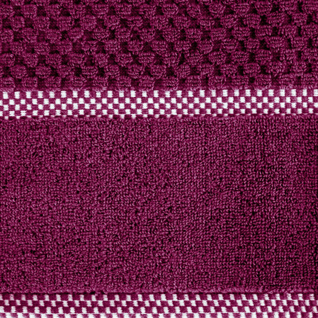 Ręcznik Caleb (08), 50 x 90 cm, Amarantowy