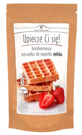 PIĘĆ PRZEMIAN Mieszanka do wypieku gofrów bezglutenowa 350g