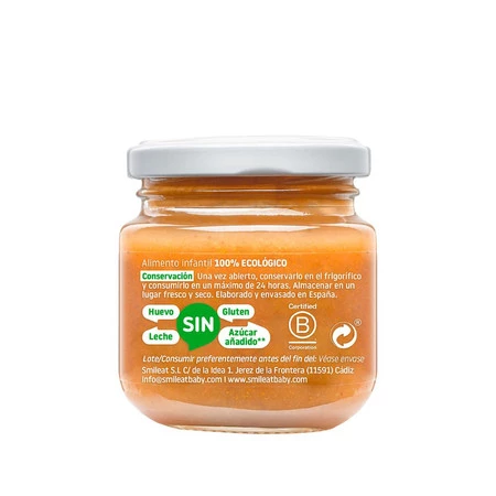 Smileat, BIO Deser z ekologicznymi gruszkami i jabłkami, 130g