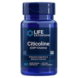 Life Extension Cognizin CDP-Choline Caps - CDP-Cholina 250 mg Cholina 60 kaps.