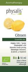 Physalis − Cytryna zwyczajna, olejek eteryczny BIO − 10 ml