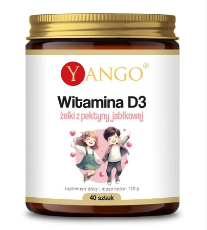 Yango Witamina D3 żelki z pektyny jabłkowej 40 szt