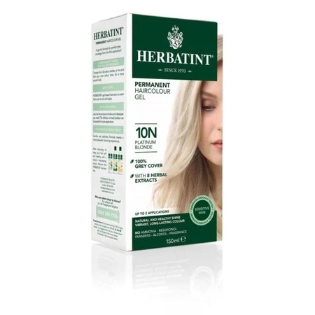 Herbatint Farba w żelu 10N Platynowy Blond 150 ml