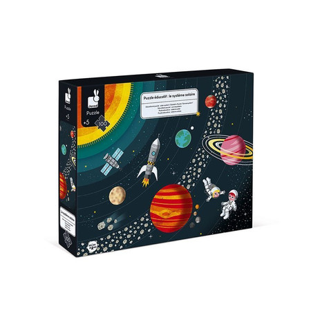 Janod Puzzle edukacyjne Układ słoneczny 100 elementów 5+