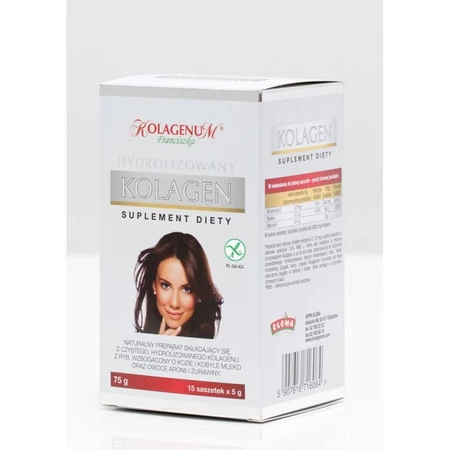 Elena Kolagenum Franciszka hydrolizowany kolagen suplement diety w saszetkach 15x5g