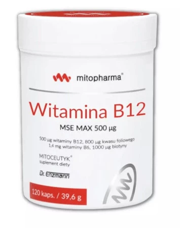 Witamina B12 MSE MAX (120 kaps.)