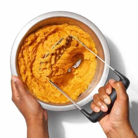 OXO-Praska do ziemniaków stal, czarna, Good Grips