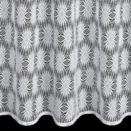 FIRANA GOTOWA ROZI 140 X 250 CM BIAŁY